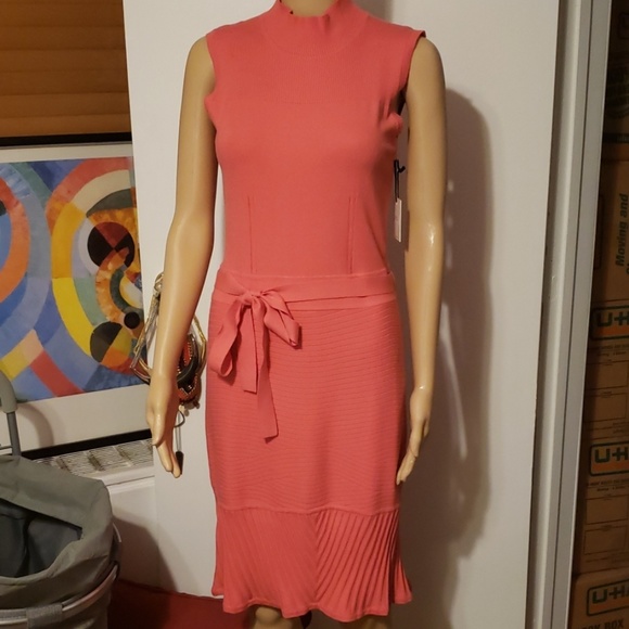 Milly Dresses & Skirts - Milly Pinky Coral Lightweight Knit Dress Sz S